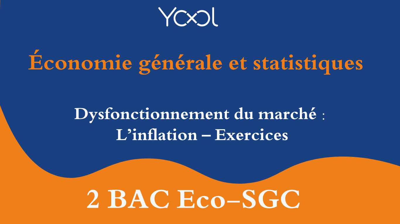 Dysfonctionnement du marché : L’inflation – Exercices